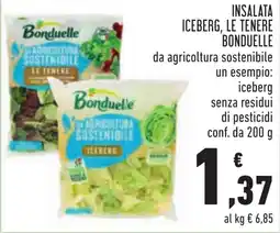 Conad Insalata iceberg, le tenere bonduelle offerta