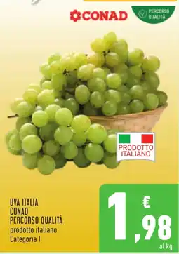 Conad Uva Italia CONAD offerta