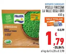 Conad I Finissimi Piselli Piccoli e Teneri Frosta offerta
