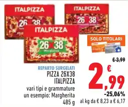Conad Pizza 26x38 Italpizza offerta