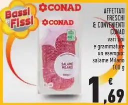 Conad Salame Milano CONAD offerta