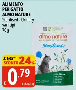 Tigros Alimento per gatto Almo Nature Sterilised - Urinary offerta