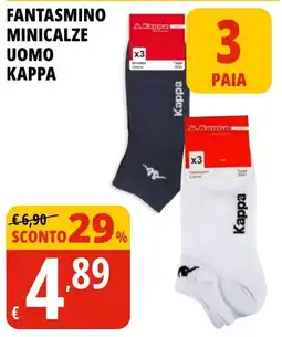 Tigros Fantasmino minicalze uomo Kappa offerta