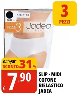 Tigros Slip - midi cotone bielastico jadea offerta