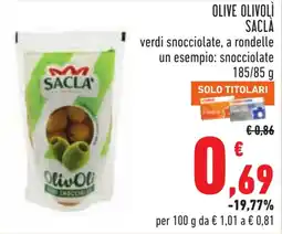 Conad Olive olivoli saclà offerta
