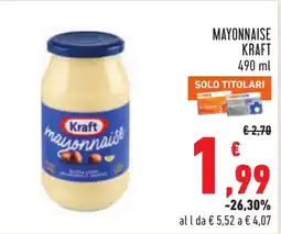 Conad Mayonnaise Kraft offerta