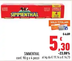 Conad Simmenthal offerta