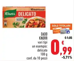 Conad Dado Knorr delicato offerta