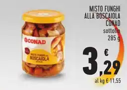 Conad Misto funghi alla boscaiola Conad offerta