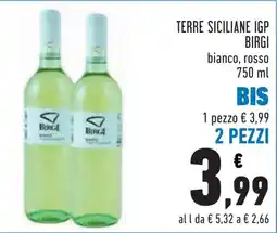 Conad Terre Siciliane IGP Birgi offerta