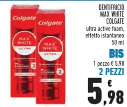 Conad Dentifricio Max White Colgate offerta