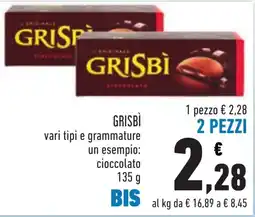 Conad Grisbi cioccolato offerta