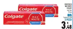 Conad Dentifricio Max White Colgate offerta