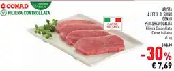 Conad Arista a fette di suino Conad offerta