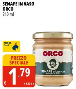 Tigros Senape in vaso Orco offerta