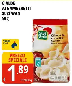 Tigros Cialde ai gamberetti Suzi Wan offerta