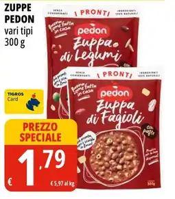 Tigros Zuppe Pedon offerta