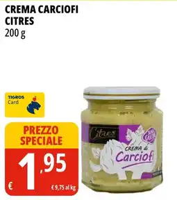 Tigros Crema carciofi Citres offerta
