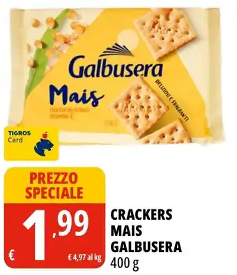 Crackers mais Galbusera