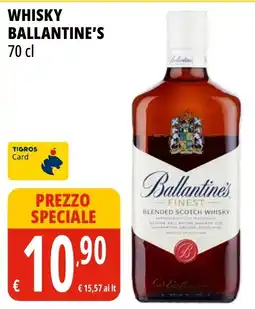Tigros Whisky Ballantine's offerta