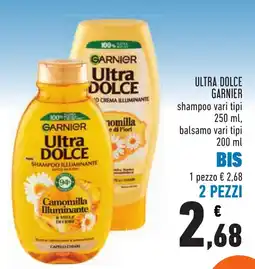 Conad Garnier Ultra Dolce Shampoo Illuminante offerta