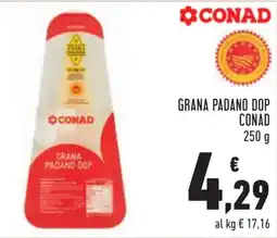 Conad Grana Padano DOP Conad offerta
