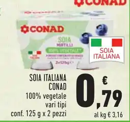 Conad Soia italiana Conad offerta