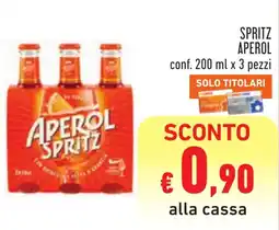 Conad Aperol Spritz offerta