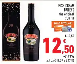 Conad Baileys Irish Cream offerta