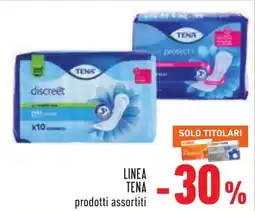 Conad Linea Tena prodotti assortiti offerta