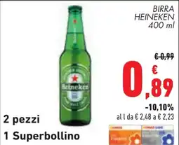 Conad Birra Heineken offerta