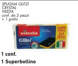 Conad Spugna Glitzi Crystal Vileda offerta