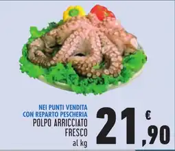 Conad Polpo arricciato fresco offerta