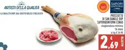 Conad Prosciutto di San Daniele Dop Saporidintorni Conad offerta