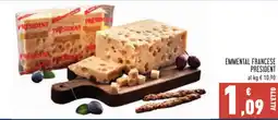 Conad Emmental francese President offerta