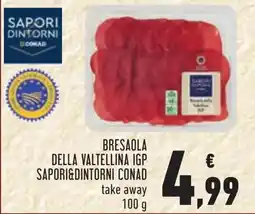 Conad Bresaola della Valtellina IGP Sapori&Dintorni Conad offerta