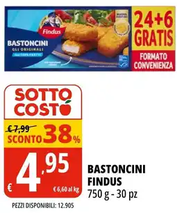 Tigros Bastoncini Findus offerta