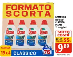 Tigros Detersivo liquido classico Dixan offerta
