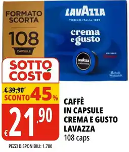 Tigros Caffè in capsule Crema e Gusto Lavazza offerta