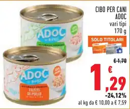 Conad Cibo per cani ADOC offerta
