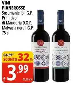 Tigros Vini Pianerose offerta