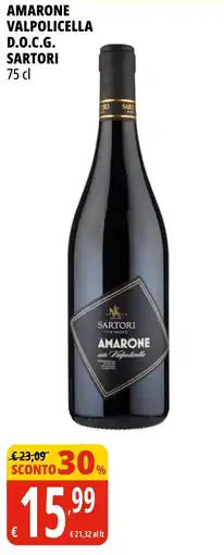 Tigros Amarone Valpolicella D.O.C.G. Sartori offerta