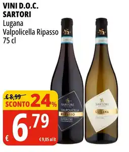 Tigros Vini D.O.C. Sartori Lugana Valpolicella Ripasso offerta