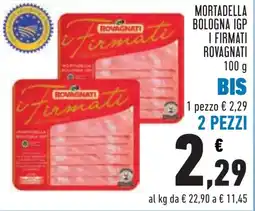Conad Mortadella Bologna IGP i Firmati Rovagnati offerta