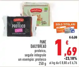 Conad Pane Dailybread proteico offerta