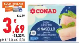 Conad Cuori di filetto di nasello offerta