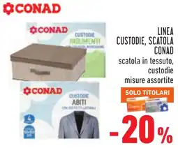 Conad Custodie, scatola Conad offerta