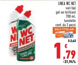 Conad WC NET gel wc brilliant offerta