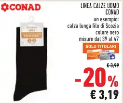 Conad Calza lunga filo di Scozia offerta