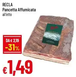 Famila Superstore RECLA Pancetta Affumicata offerta